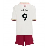Stroje piłkarskie Arsenal Gabriel Jesus #9 Koszulka Trzeciej dla dzieci 2025-26 Krótki Rękaw (+ szorty)